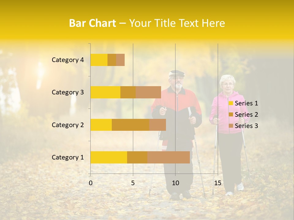 Fitness Walking Exercise Power PowerPoint Template