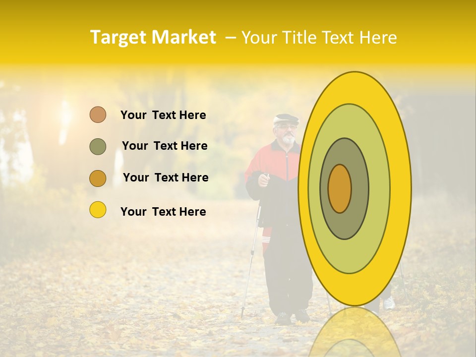 Fitness Walking Exercise Power PowerPoint Template