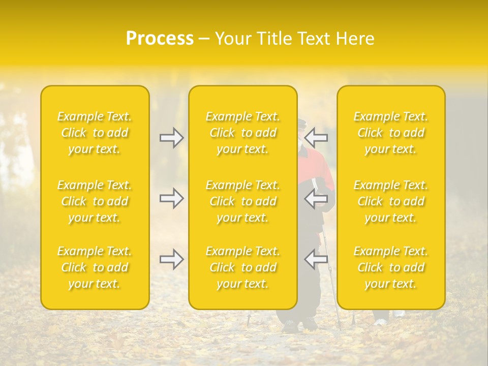 Fitness Walking Exercise Power PowerPoint Template