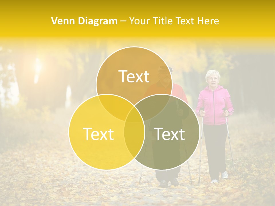 Fitness Walking Exercise Power PowerPoint Template