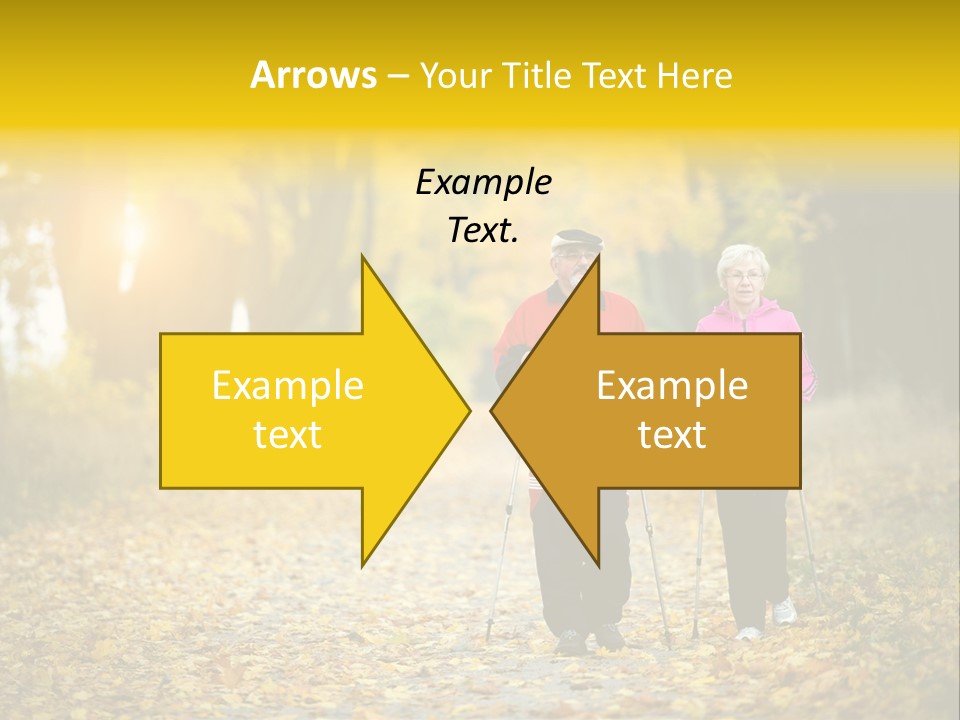 Fitness Walking Exercise Power PowerPoint Template
