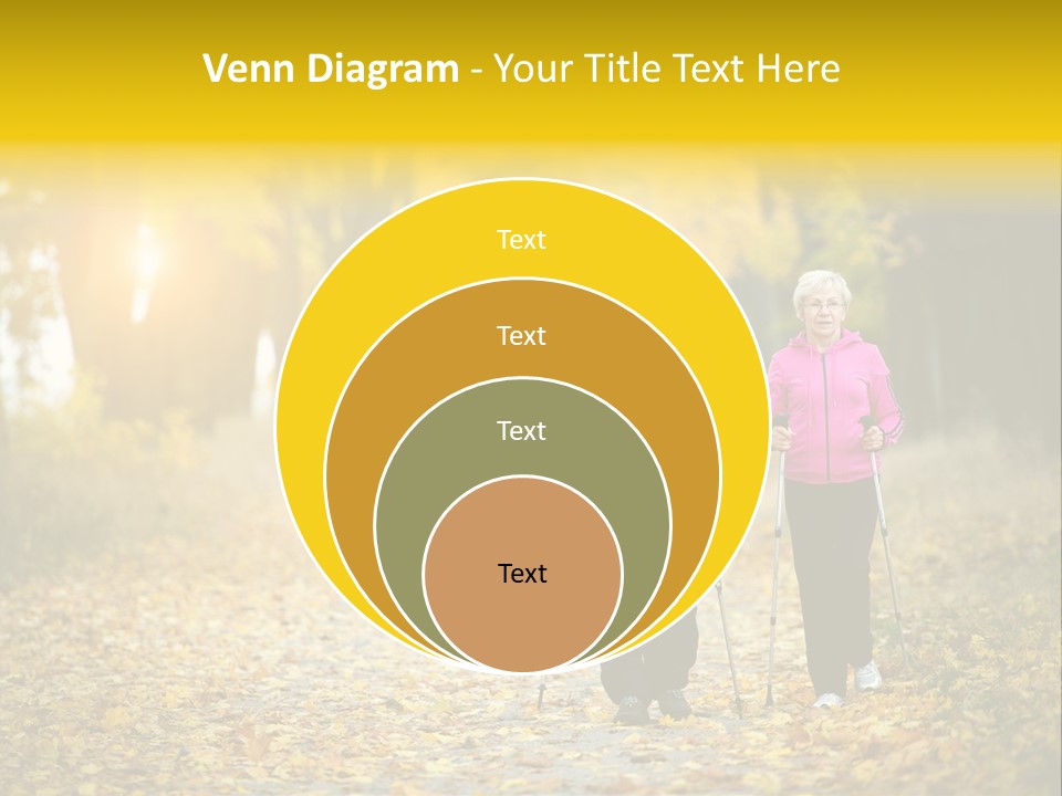 Fitness Walking Exercise Power PowerPoint Template