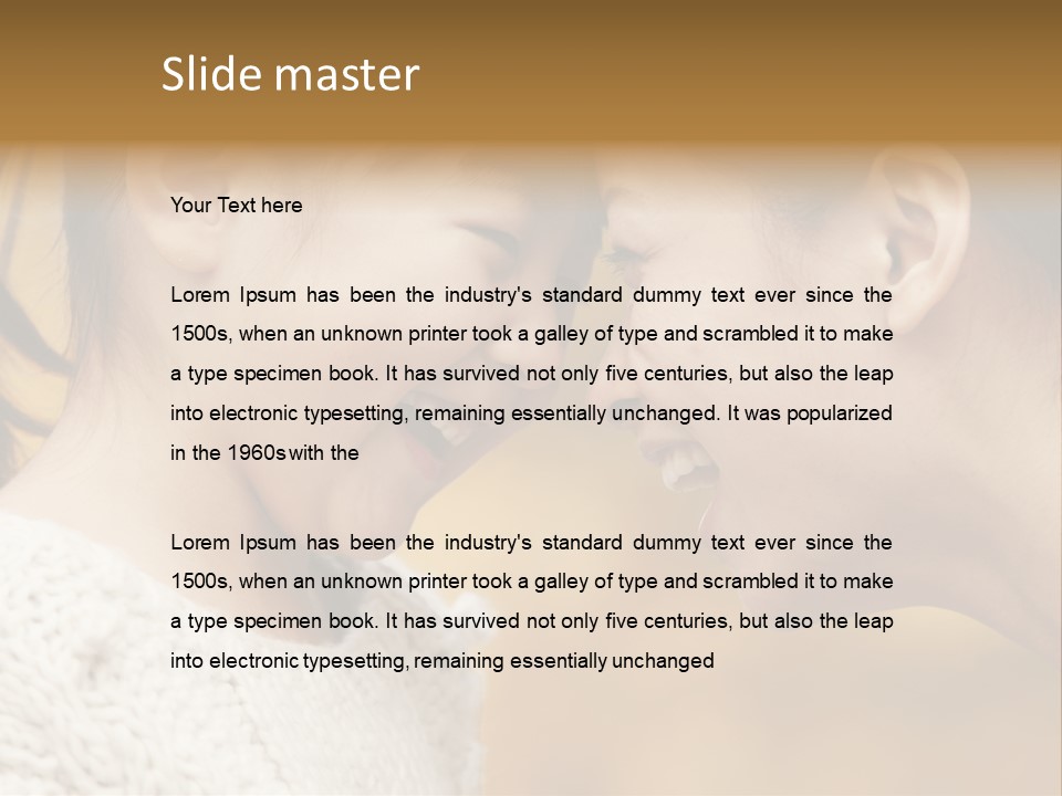 Camera Joy Child PowerPoint Template