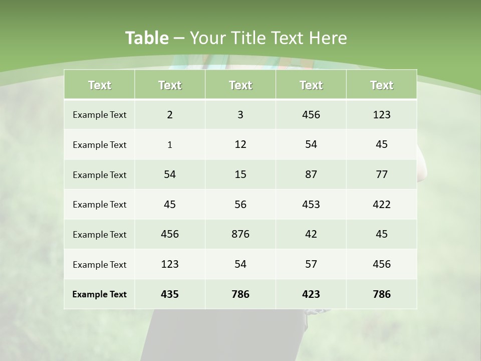 Pain Summer Ache PowerPoint Template