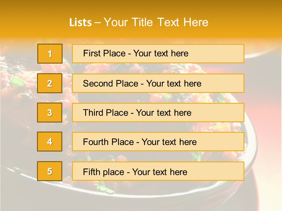 Meal Indian Spicy PowerPoint Template