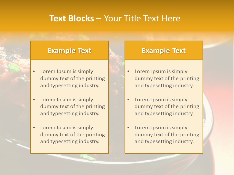 Meal Indian Spicy PowerPoint Template