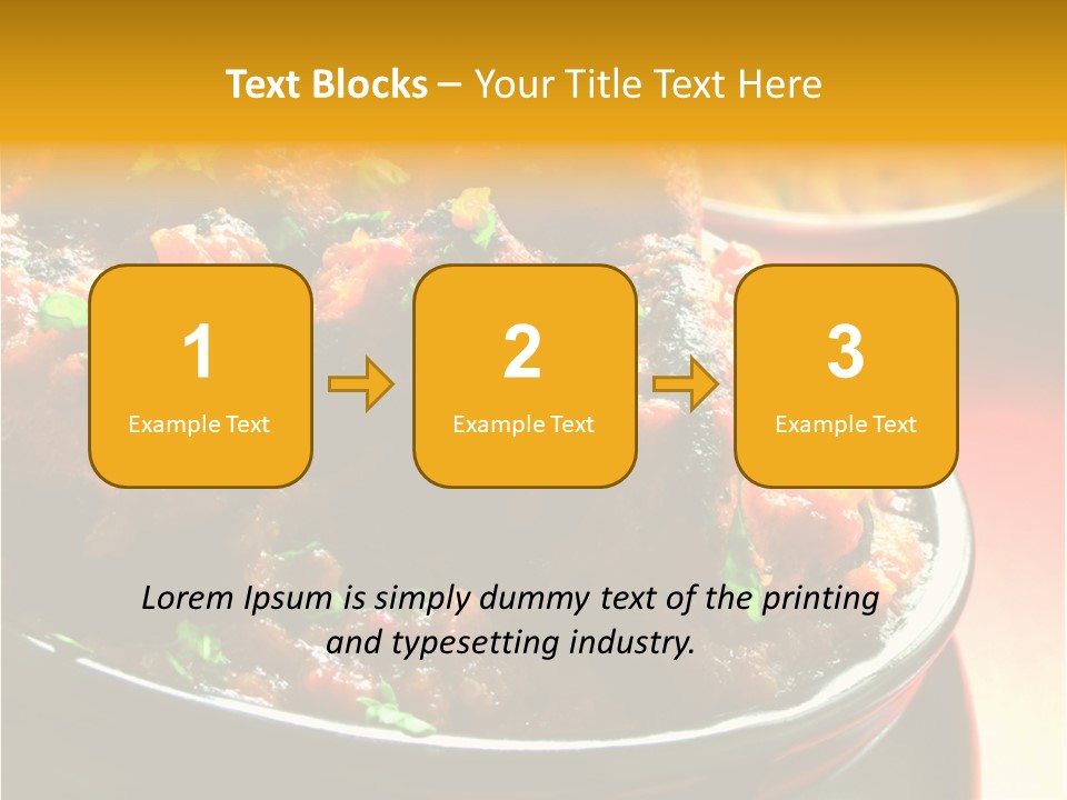 Meal Indian Spicy PowerPoint Template