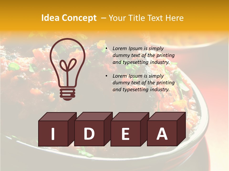 Meal Indian Spicy PowerPoint Template