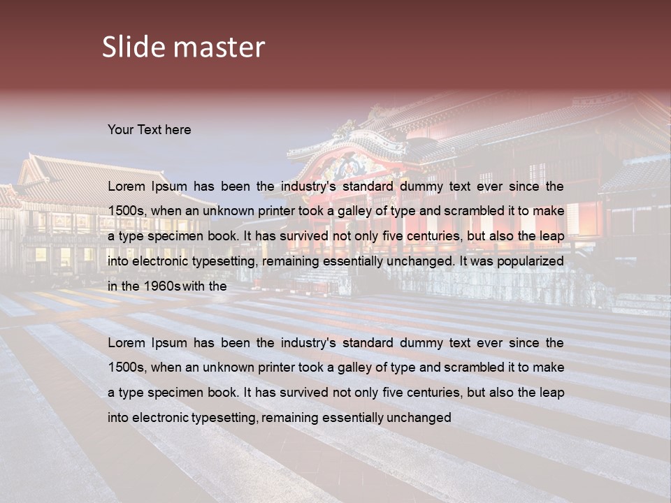 Okinawa Okinawan Ryukyu PowerPoint Template