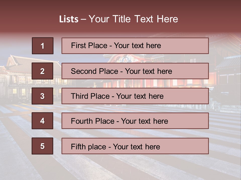 Okinawa Okinawan Ryukyu PowerPoint Template