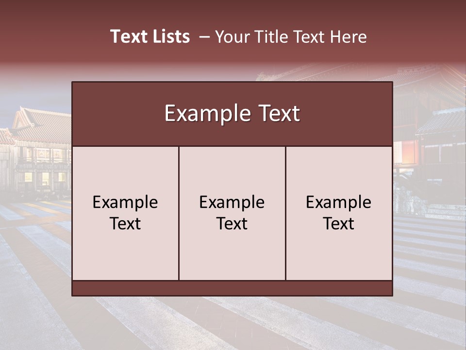 Okinawa Okinawan Ryukyu PowerPoint Template