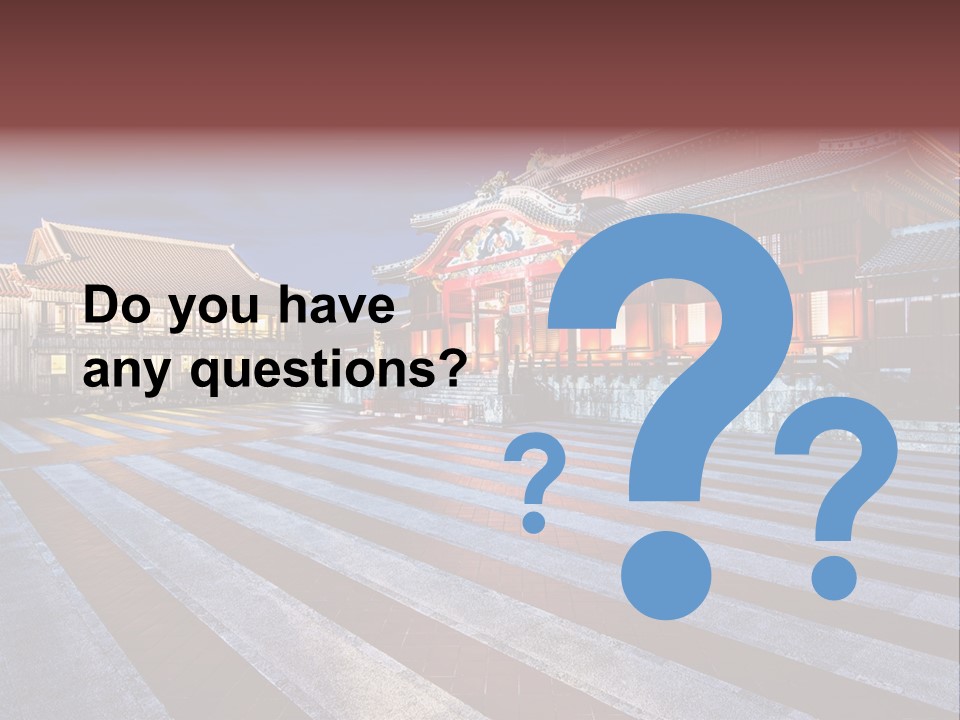 Okinawa Okinawan Ryukyu PowerPoint Template