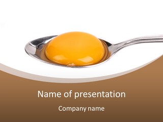 Yellow Spoon Carbohydrates PowerPoint Template