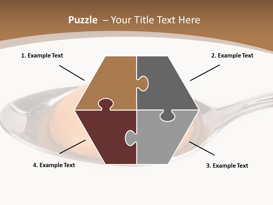 Yellow Spoon Carbohydrates PowerPoint Template