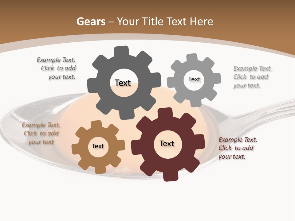 Yellow Spoon Carbohydrates PowerPoint Template