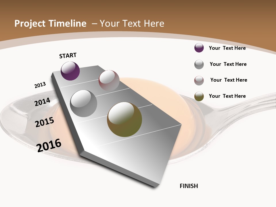Yellow Spoon Carbohydrates PowerPoint Template
