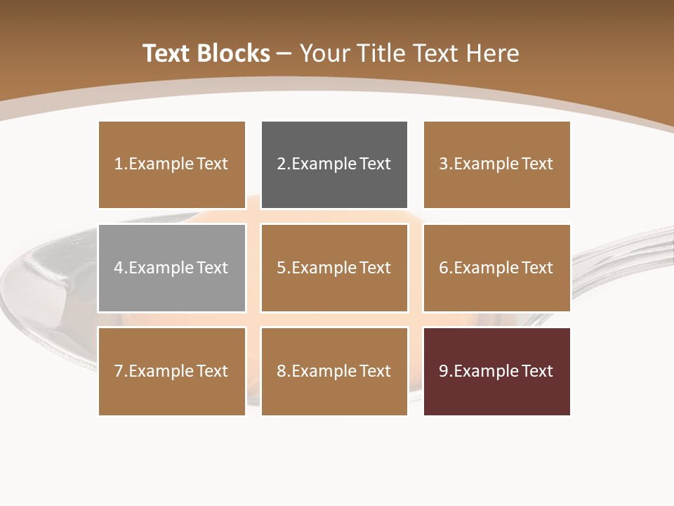 Yellow Spoon Carbohydrates PowerPoint Template