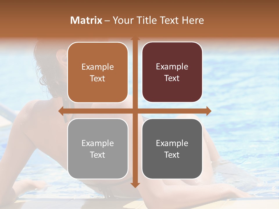 Sunbathing Joy Exercising PowerPoint Template