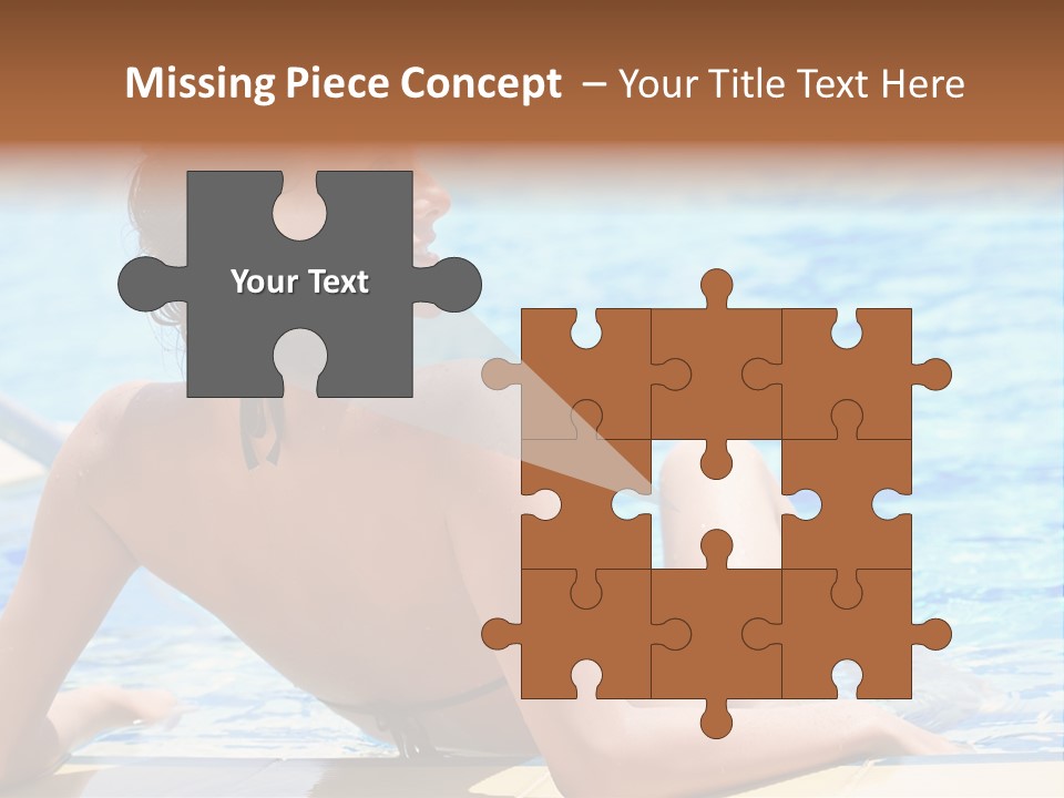 Sunbathing Joy Exercising PowerPoint Template