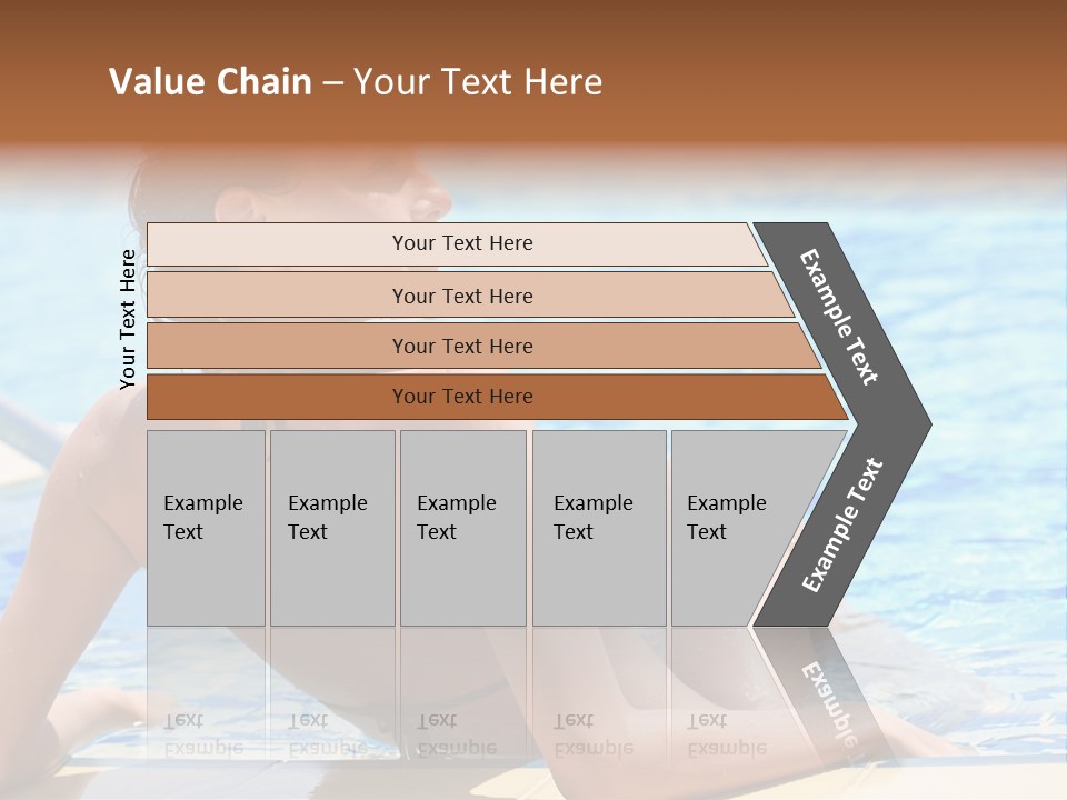 Sunbathing Joy Exercising PowerPoint Template