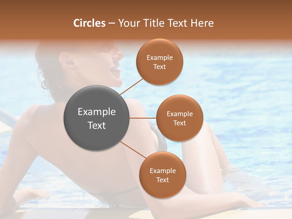 Sunbathing Joy Exercising PowerPoint Template