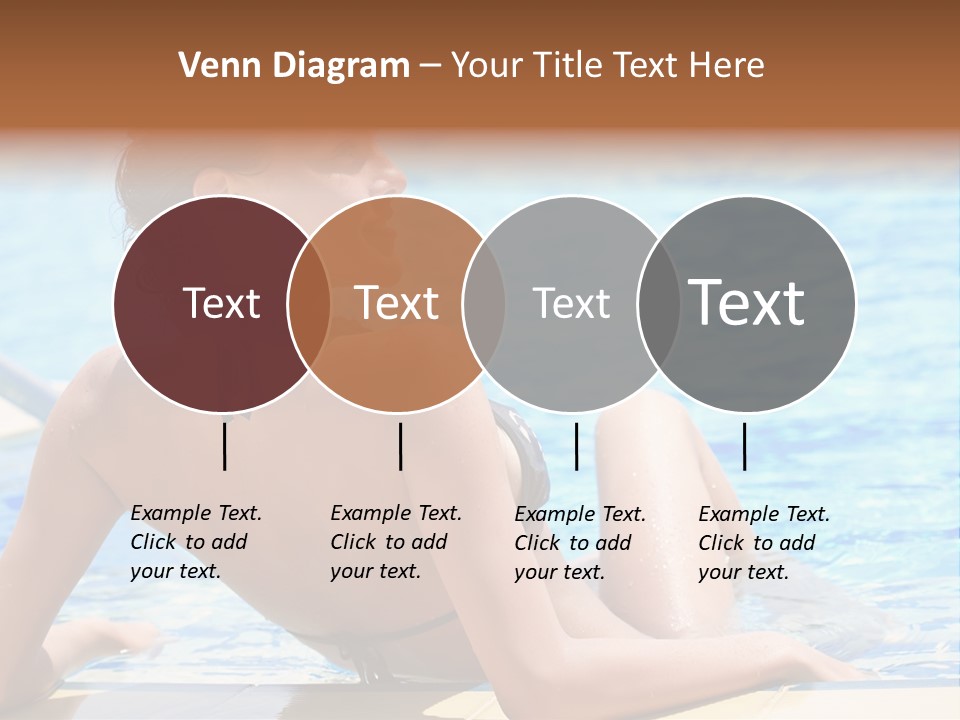 Sunbathing Joy Exercising PowerPoint Template