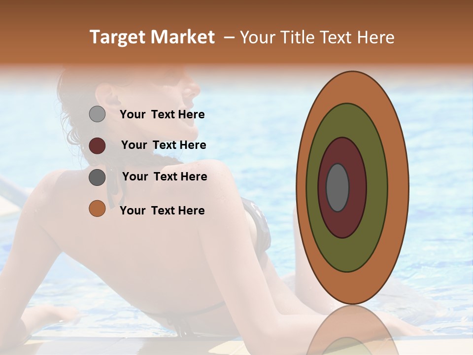 Sunbathing Joy Exercising PowerPoint Template