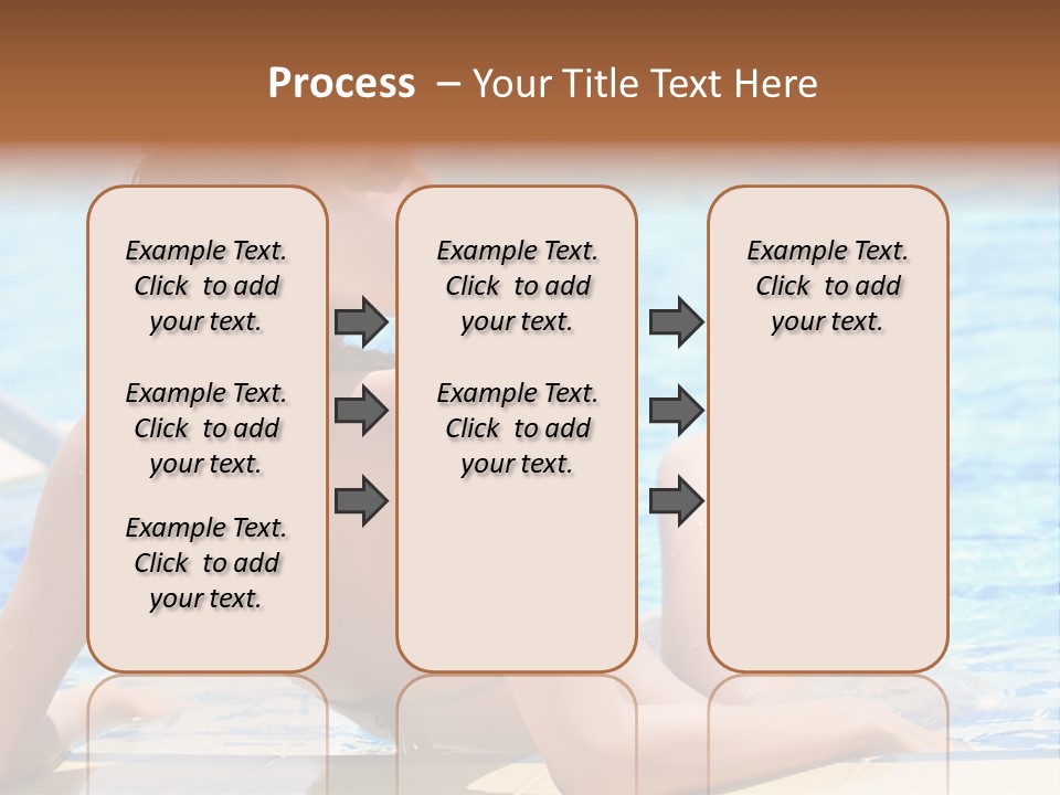 Sunbathing Joy Exercising PowerPoint Template