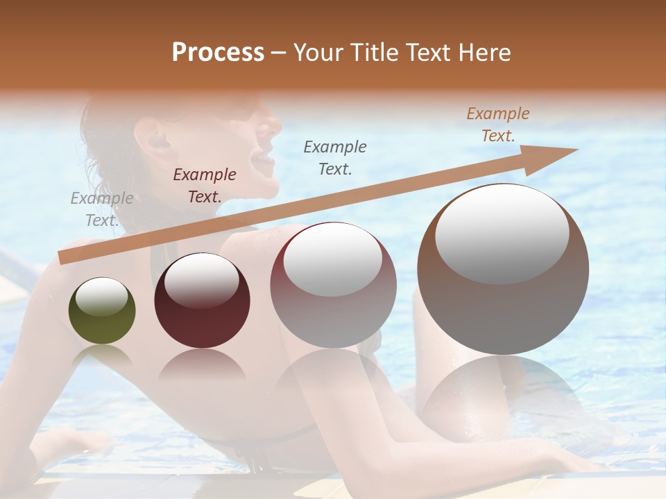 Sunbathing Joy Exercising PowerPoint Template