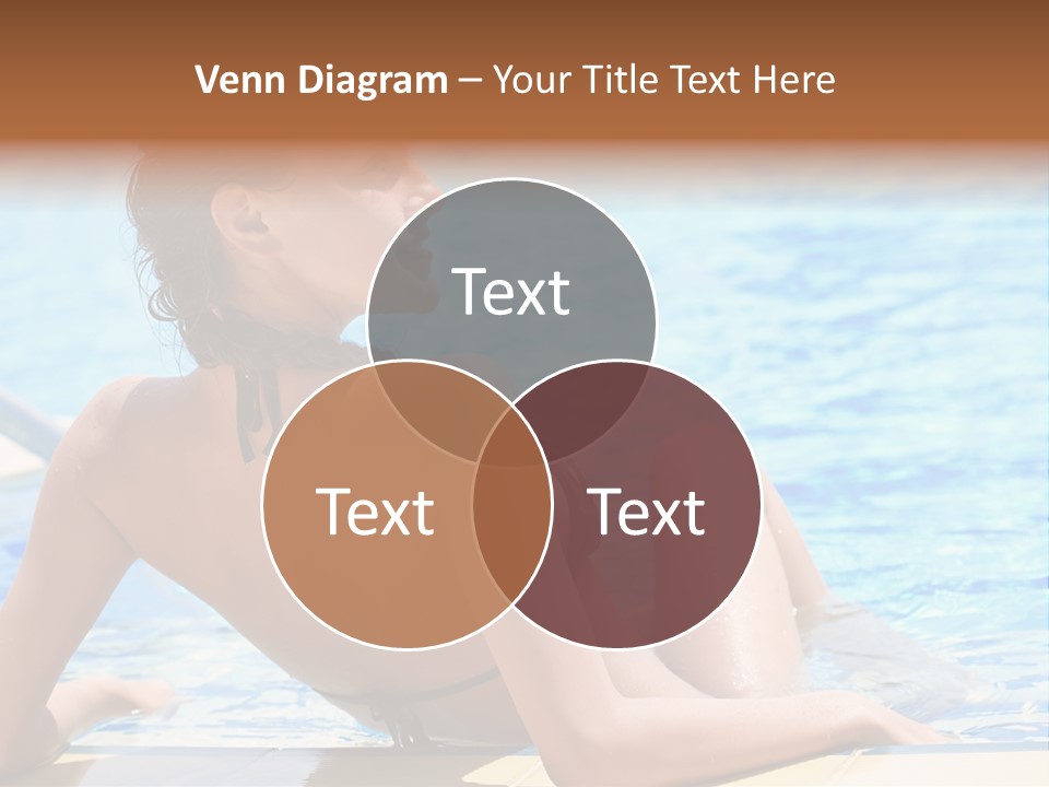 Sunbathing Joy Exercising PowerPoint Template