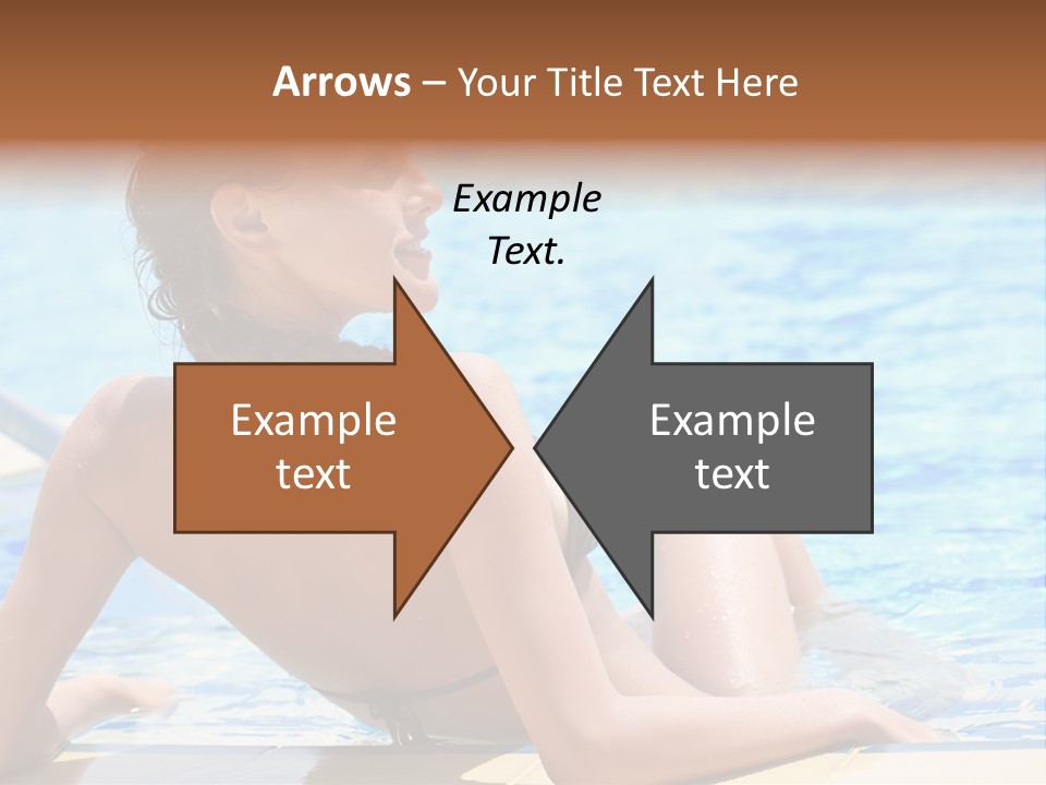 Sunbathing Joy Exercising PowerPoint Template