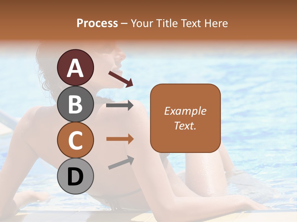 Sunbathing Joy Exercising PowerPoint Template