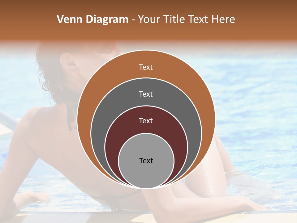 Sunbathing Joy Exercising PowerPoint Template