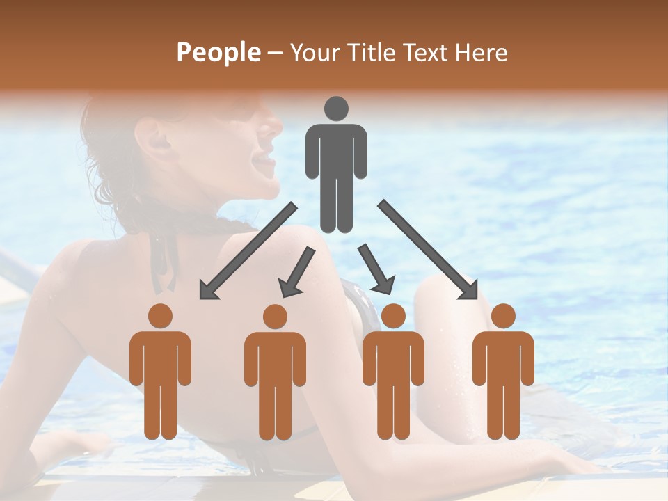 Sunbathing Joy Exercising PowerPoint Template