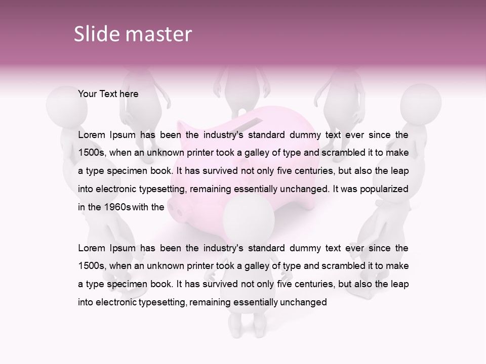 Tax Planning Coin PowerPoint Template