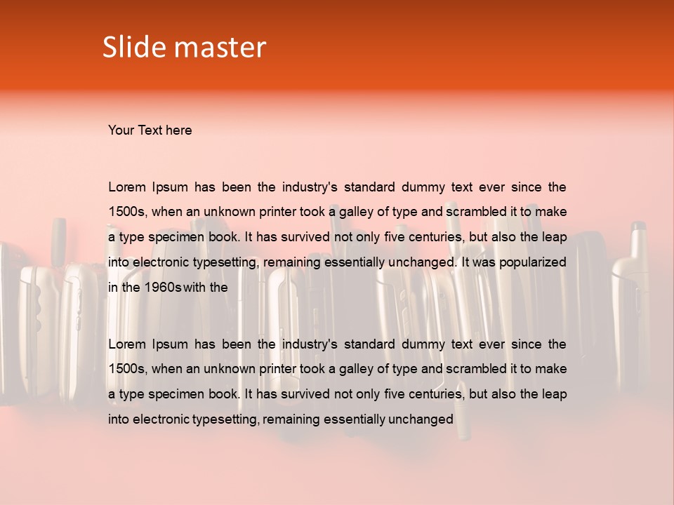 Throw Away Used Electrical Equipment PowerPoint Template