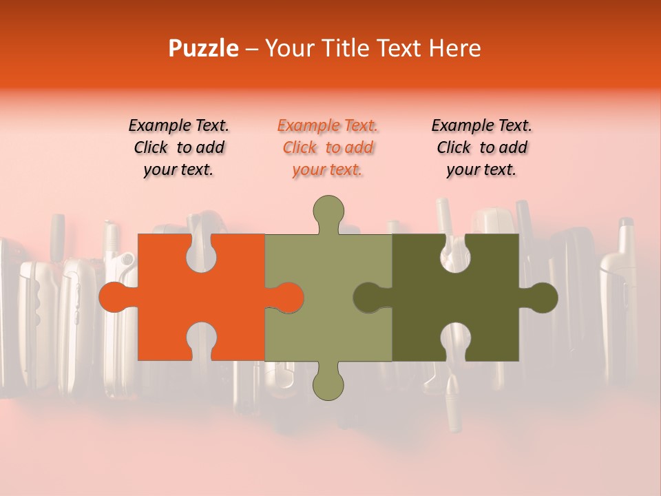 Throw Away Used Electrical Equipment PowerPoint Template