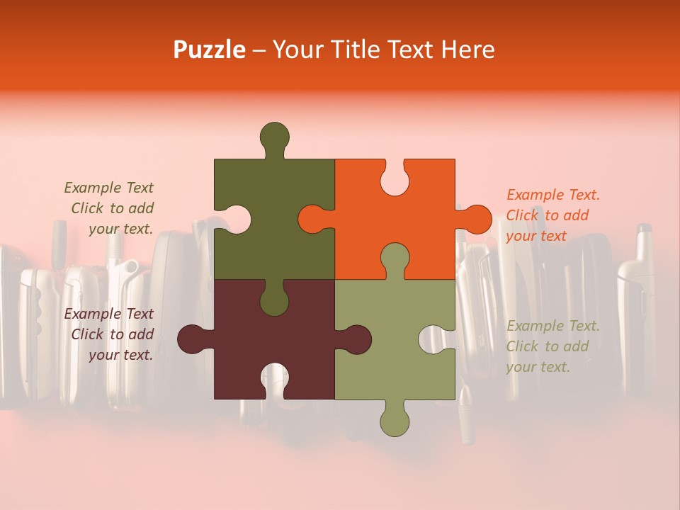 Throw Away Used Electrical Equipment PowerPoint Template