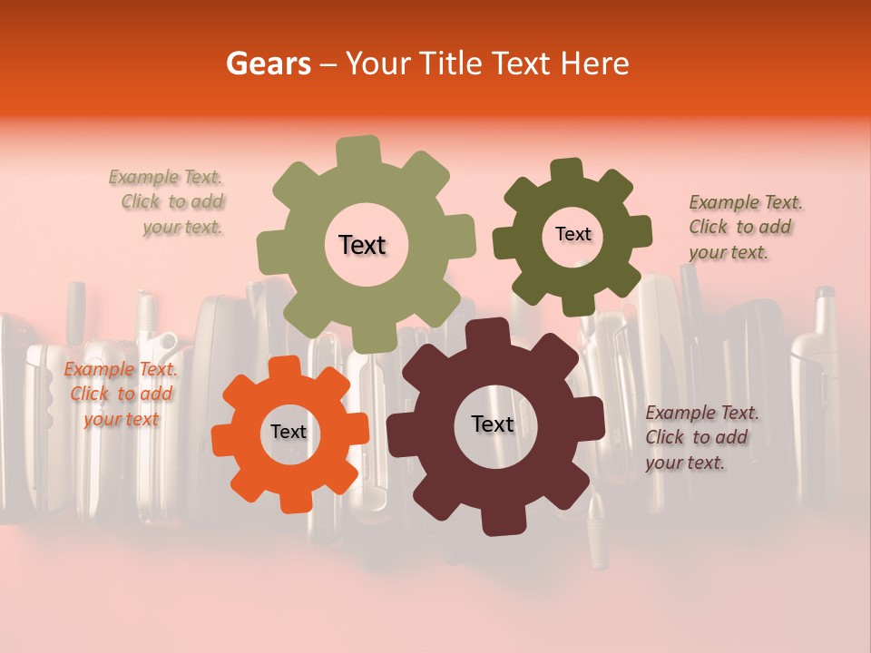 Throw Away Used Electrical Equipment PowerPoint Template