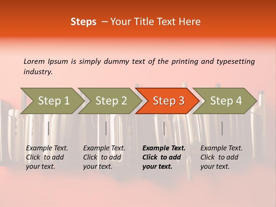 Throw Away Used Electrical Equipment PowerPoint Template