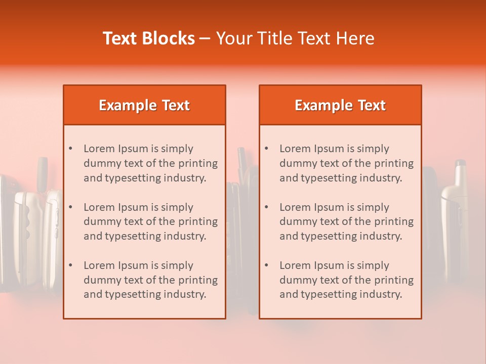 Throw Away Used Electrical Equipment PowerPoint Template