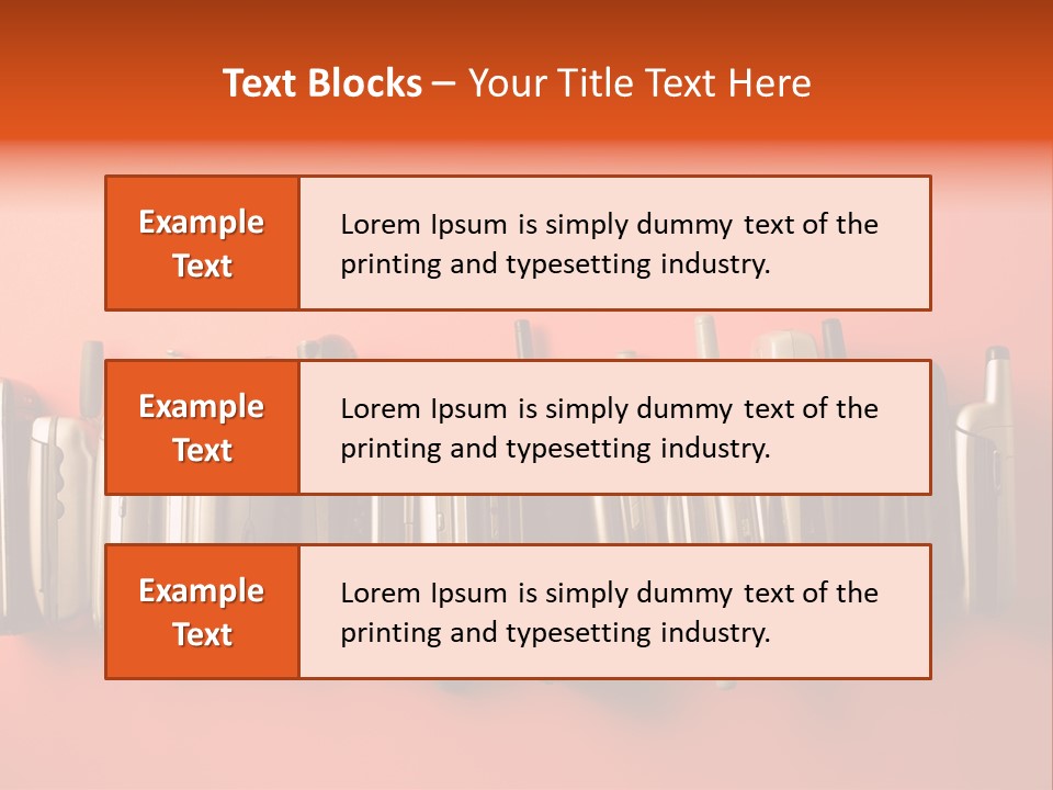 Throw Away Used Electrical Equipment PowerPoint Template