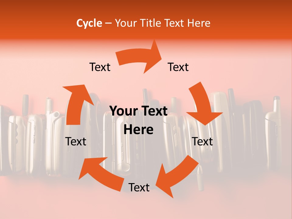 Throw Away Used Electrical Equipment PowerPoint Template