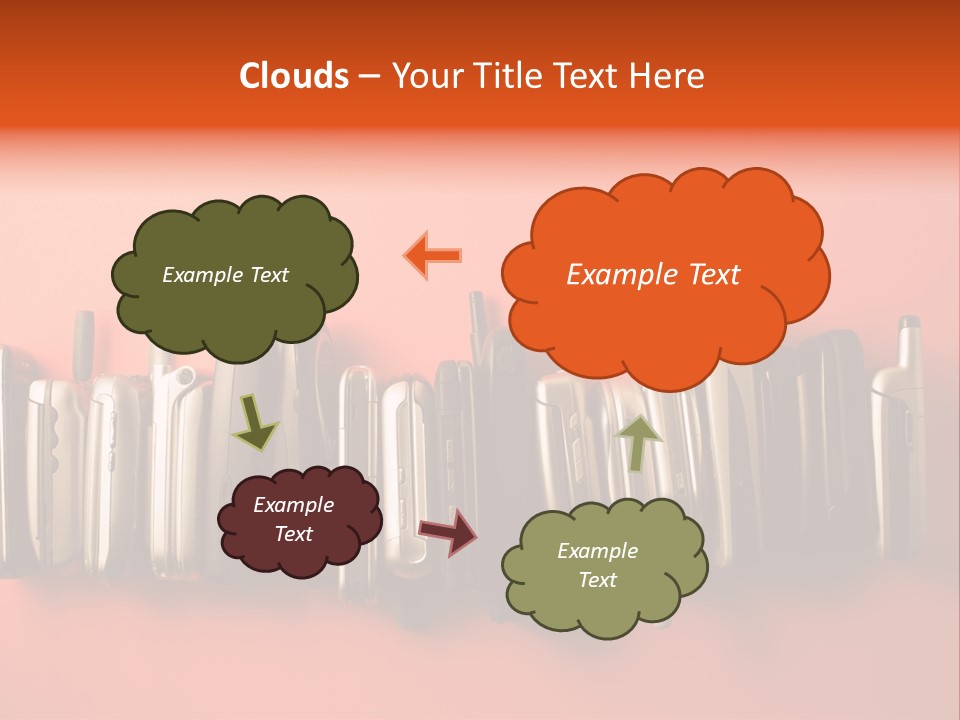 Throw Away Used Electrical Equipment PowerPoint Template