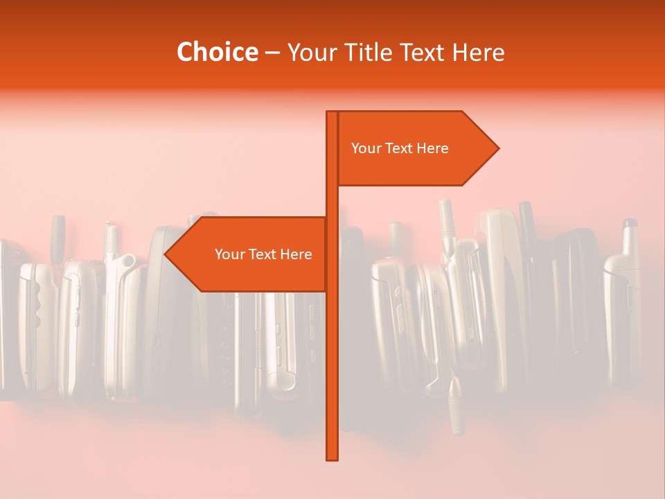 Throw Away Used Electrical Equipment PowerPoint Template