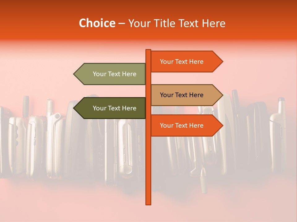 Throw Away Used Electrical Equipment PowerPoint Template