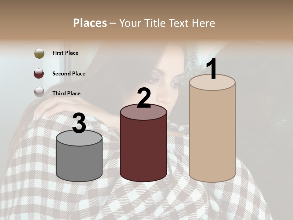 Displeased Desperation Girl PowerPoint Template