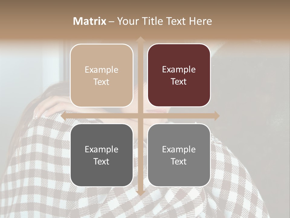 Displeased Desperation Girl PowerPoint Template