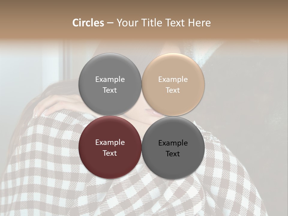 Displeased Desperation Girl PowerPoint Template