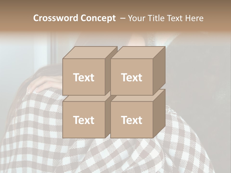 Displeased Desperation Girl PowerPoint Template